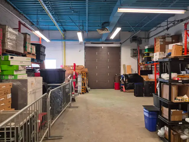 Dock Level Warehouse/Storage Space for Rent 600 sq ft 32 Pallett