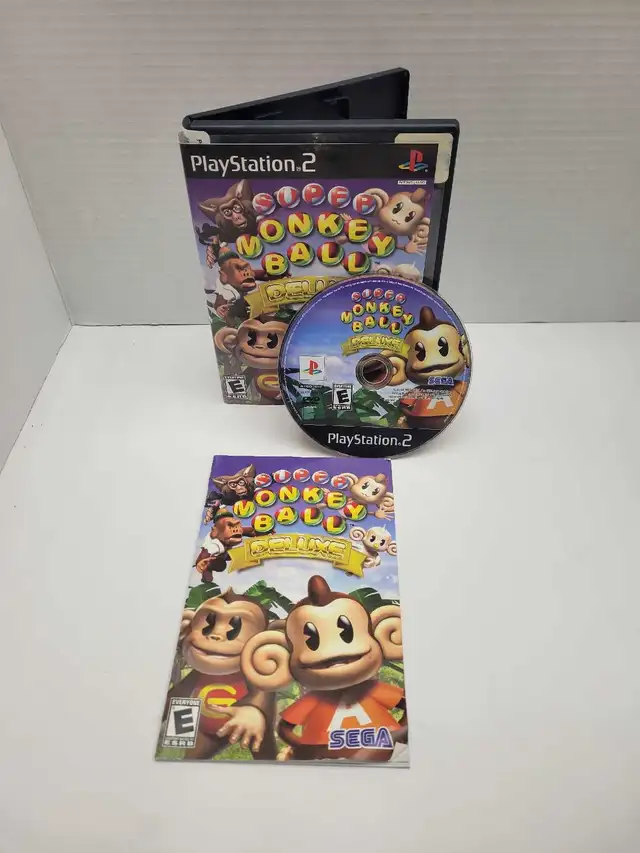 PS2 Super Monkey Ball Deluxe