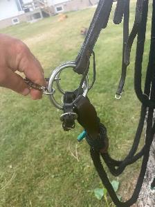 3 piece snaffle with roller - Photo 2