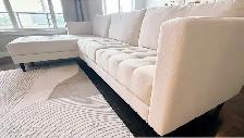 MOVING SALE – WHITE SECTIONAL