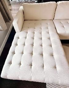 MOVING SALE – WHITE SECTIONAL - Photo 2