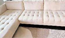 MOVING SALE – WHITE SECTIONAL - Photo 3