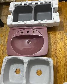 Set of 3 Sinks: Bathroom/Kitchen