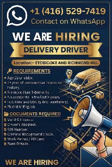 Hiring for Amazon Delivery Drivers