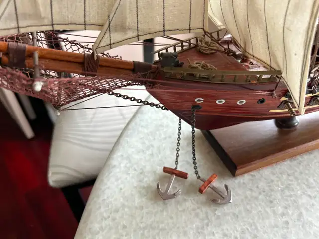 ONE BEAUTIFUL HAND BUILT  19 CENTURY FRIGATE SHIP