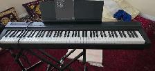 Yamaha P-125 piano with weighted keys