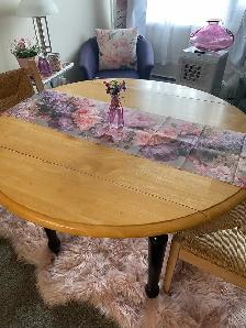 Drop Leaf Table with Two Chairs - Photo 2