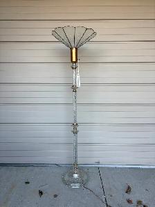 Beautiful Glass Floor Lamp