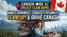 AZ team drivers CANADA WIDE RUNS