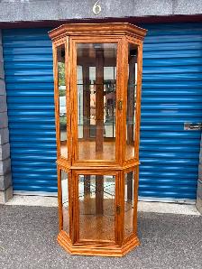 Beautiful Corner Curio Cabinet