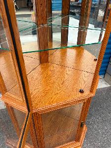 Beautiful Corner Curio Cabinet - Photo 5