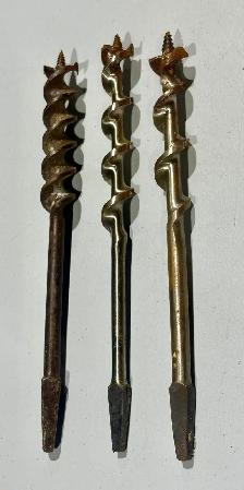 Vintage Steel Auger Set In Handmade Wooden Box - Photo 6