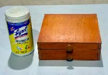 Vintage Steel Auger Set In Handmade Wooden Box - Photo 8