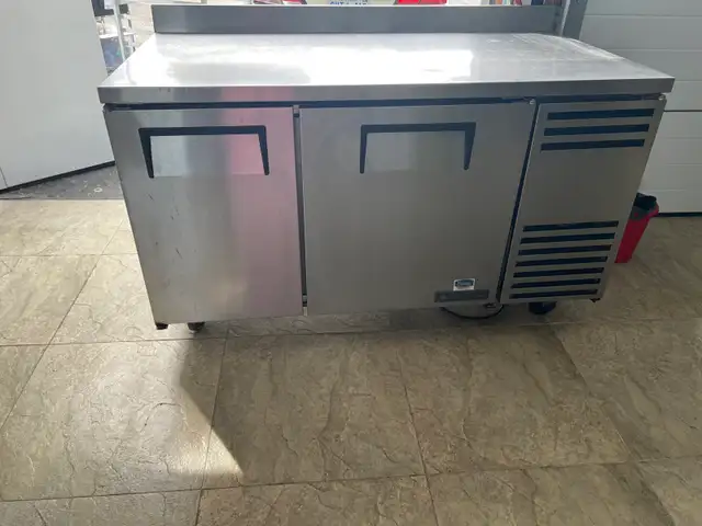 Undercounter stainless steel fridge