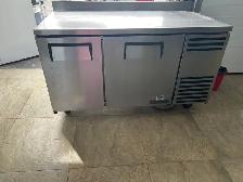 Undercounter stainless steel fridge