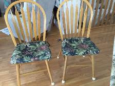 OAK TABLE & CHAIR SET FOR SALE - Photo 4