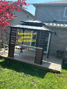 !!! gazebo & assembly !!!