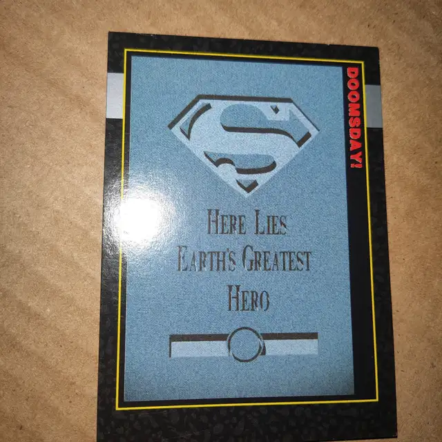SkyBox Superman Doomsday Trading Card