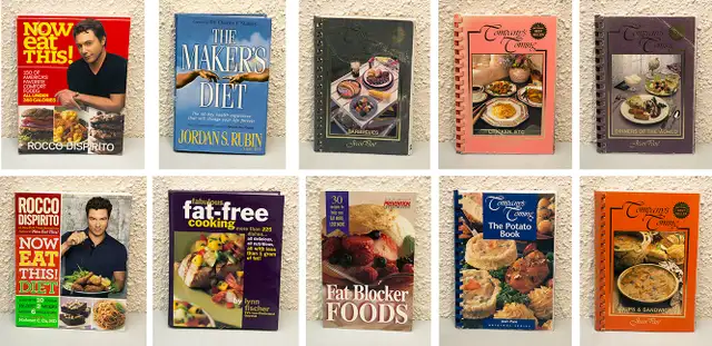 Assorted Hardcover & Paperback Cook / Recipe Books (New)
