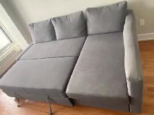 IKEA FRIHETEN Sleeper Sectional Sofa with Storage – Excellent - Photo 2