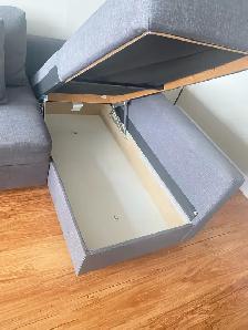IKEA FRIHETEN Sleeper Sectional Sofa with Storage – Excellent - Photo 3