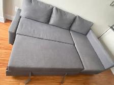 IKEA FRIHETEN Sleeper Sectional Sofa with Storage – Excellent - Photo 4