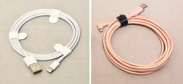 Genuine Apple 1m & Logiix 3m Lightning to USB-A Cables (2)