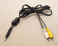 RCA audio (L/R) to 3.5mm / 1/8 inch Aux male jack (55 inch-New)