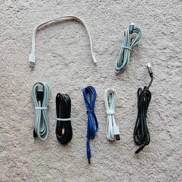 MULTI PURPOSE MICRO USB CHARGING CABLE (7 QTY - ALL FOR $10)