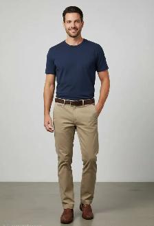 MEN'S KHAKI PANT WITH A NEW BELT (36 X 30) - Photo 3