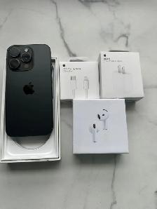 iPhone 15 Pro 128gb AirPods/Charger Pkg   Delivery