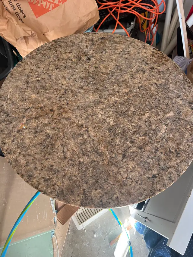 30 inch Round Table Stone $40