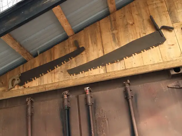 antique cross cut saws