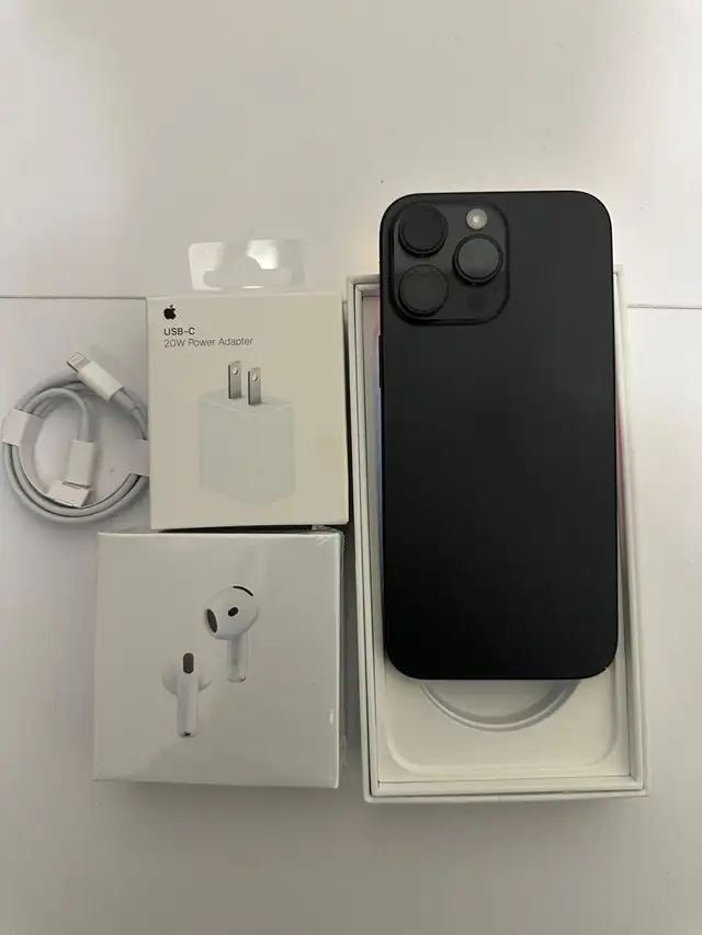 iPhone 16 Pro Max 256GB AIRPODS PKG/DELIVERY