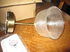 NEW IN BOX UPLANTIN GOLD WALL SCONCE OR CEILING FIXTURE - Photo 2