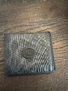 Gucci Black Monogram Card Holder