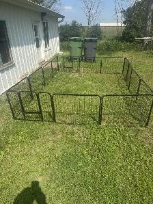 ENCLOS POUR CHIENS (CHIOTS) AVEC TOILE