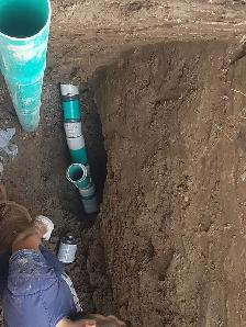 PLUMBING ROUGH IN SUMP PUMP ISSUES WATERPROOFING WET FLOOR BASEM - Photo 6