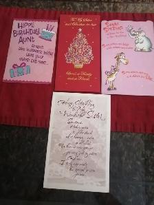 English French Italian cards $1 each