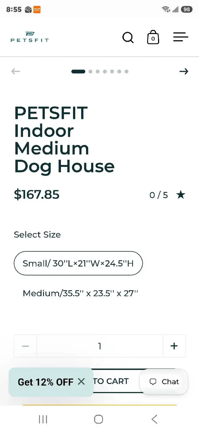 small dog house
