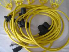 Southwire Temporary work lights, 14/2 ,5 light, 50 foot, New - Photo 2