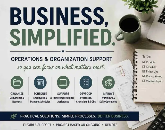 Small Business Operations & Administrative Suppor