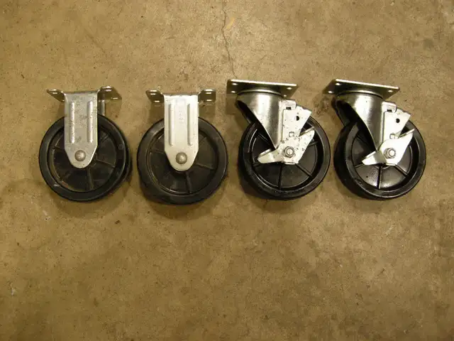 Tool Box Casters (5"- H.D.)