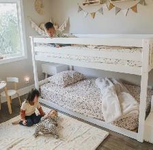 NEW Harriet Bee Solid Wood Twin Bunk Bed with Stairs - Photo 8