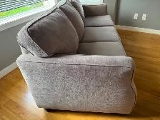Grey sofa $200 .  No tears or cuts. - Photo 4