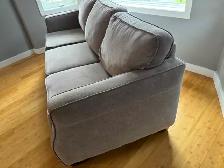 Grey sofa $200 .  No tears or cuts. - Photo 6