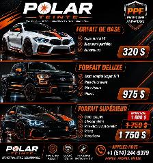 Polar teinte PPf vitres teintées tint