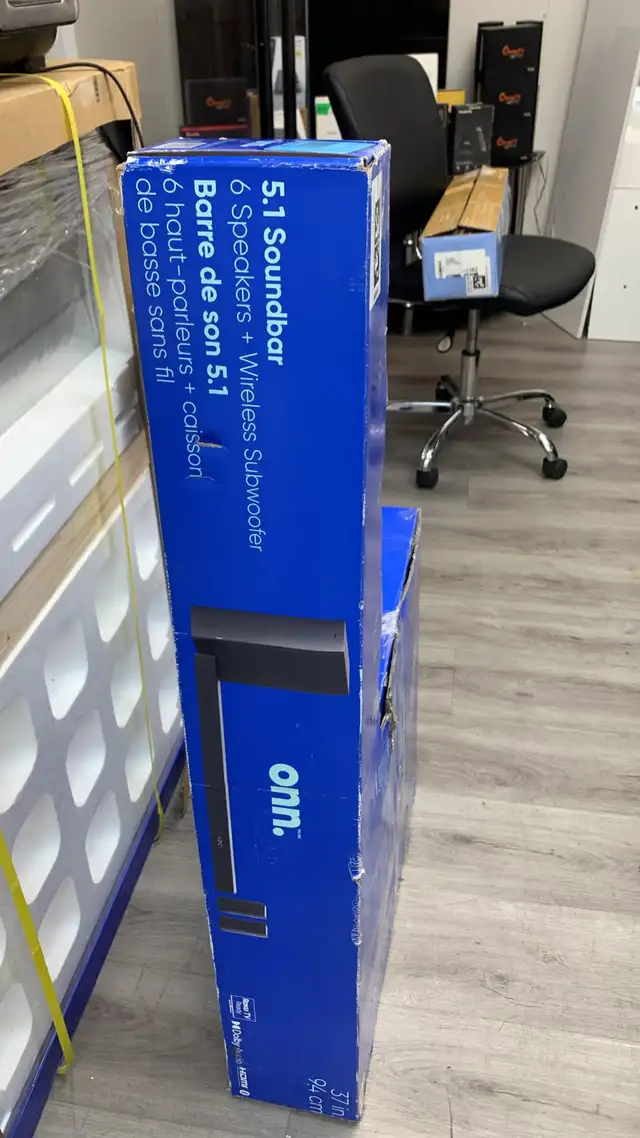 Onn 5.1 Channel Soundbar with Wireless Subwoofer
