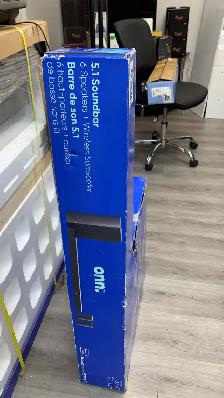 Onn 5.1 Channel Soundbar with Wireless Subwoofer