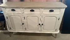 White Wood Buffet Cabinet